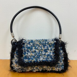 Crocheted Shoulder Bag in Earthy Tones
