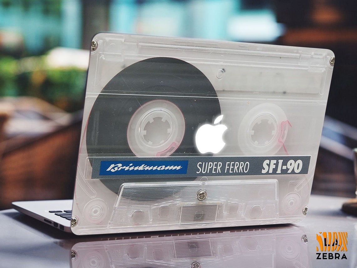 Tape Cassette Retro Laptop Skin Macbook Skin Computer Decal Etsy