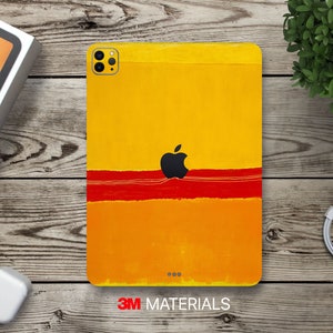 Yellow orange red 404 Planes of Color  Rothko art Kindle eBook Galaxy Tab Apple iPad Pro & Air Skin Wrap 3M Premium Vinyl Sticker protection