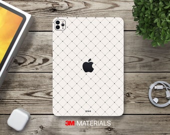 Biała minimalistyczna naklejka winylowa na iPada, naklejka winylowa na Galaxy Tab, okładka Kindle E-book