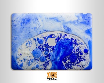 Blaue Blasen Art MacBook Air 13 MacBook Pro 13 14 15 16 Zoll Vinyl Aufkleber Haut M1 M2 Chip Abdeckung