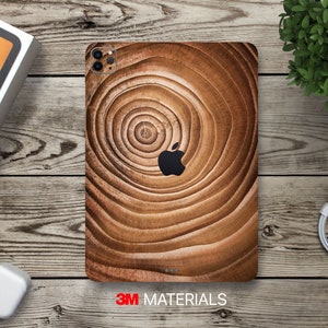 Wood Tree iPad Decal: 3M Vinyl Skin, Scratch Protection