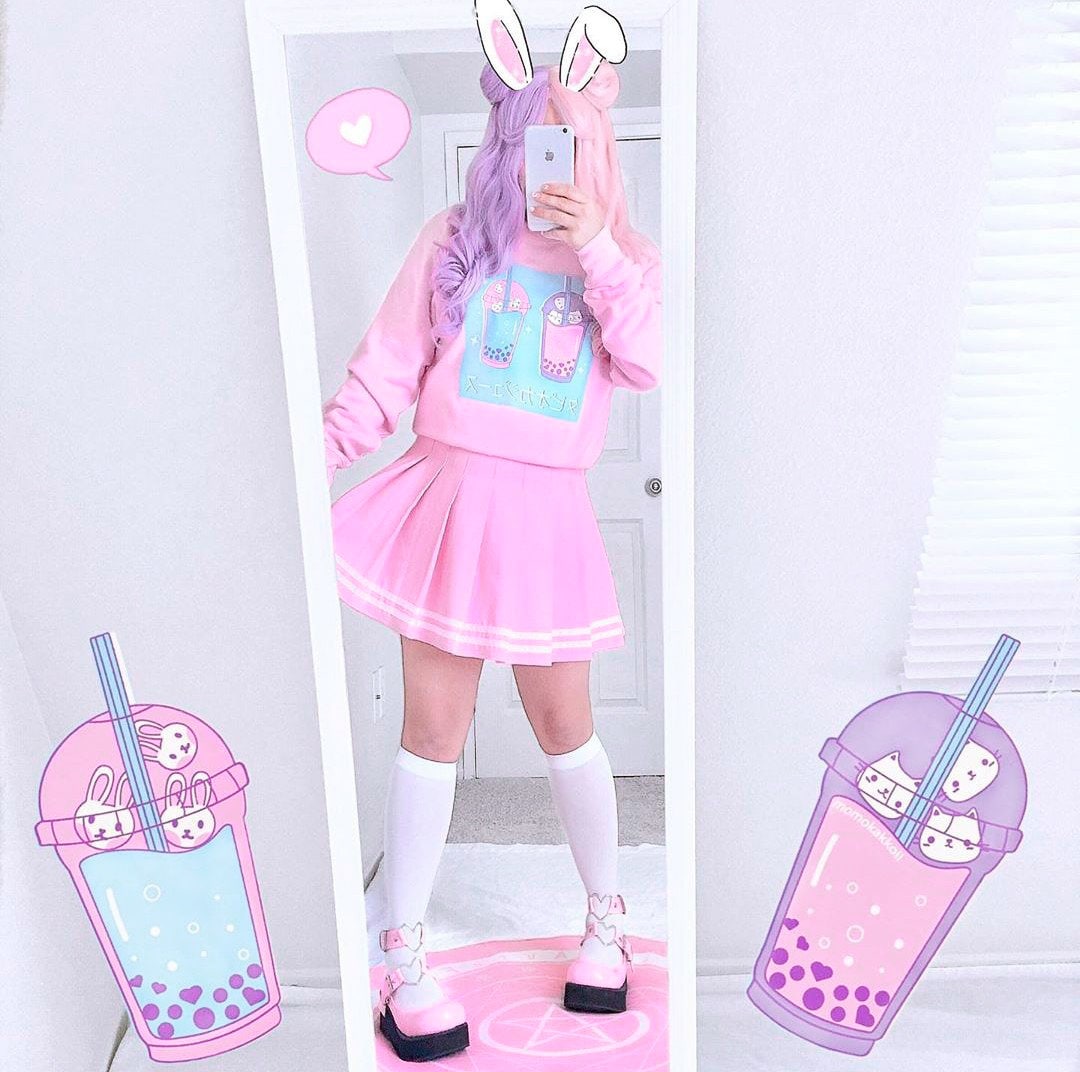 Kawaii Clothing Harajuku Japanese Swimsuit Swimwear  Ubuy India