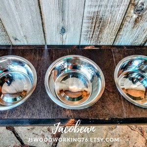 Dog Bowl Stand,Elevated Dog Feeder, Elevated dog bowl, Raised Dog Feeder, Dog Feeder, Dog Bowl Feeder, Personalized Dog Feeder, dog bowl
