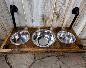 Dog Bowl Stand,Elevated Dog Feeder, Elevated dog bowl, Raised Dog Feeder, Dog Feeder, Dog Bowl Feeder, Personalized Dog Feeder, dog bowl