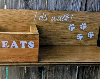personalized dog leash holder, wood dog leash holder, custom dog leash holder, dog leash holder, personalized leash holder for wall