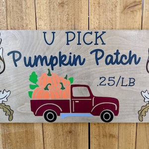 Pumpkin Patch | October sign | fall sign | fall wall decor | signs for fall | wood signs | autumn wall decor