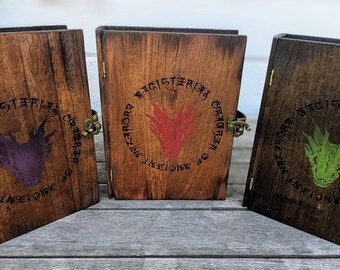 Handcrafted D&D Dice Box, Custom RPG Dice Storage, Personalized DnD Dice Box, Unique Tabletop RPG Storage, Dice Box with Rolling Tray