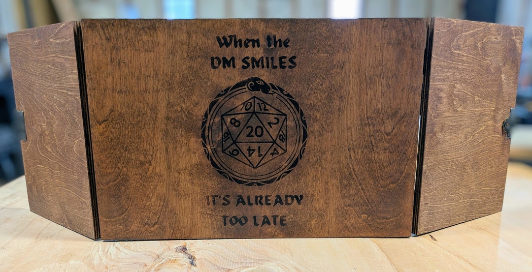 Handmade Wooden Dungeon Master Screen - Customizable RPG Game Master ...