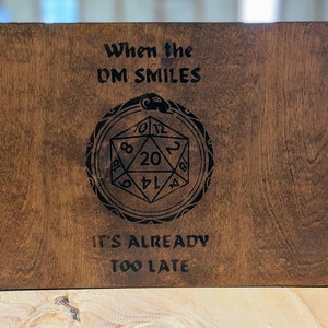 Handmade Wooden Dungeon Master Screen - Customizable RPG Game Master Shield for Dungeons and Dragons - Tabletop Gaming Accessories