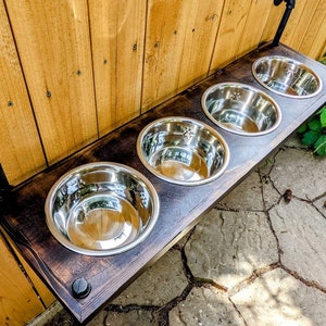 Elevated Dog Feeder Raised Dog Feeder Dog Bowl Stand Dog Bowl Dog Feeding Station Dog Food Stand Feeding Station