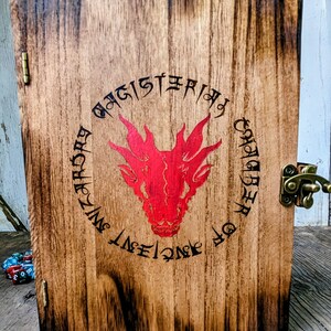Handcrafted D&D Dice Box ,RPG Dice Storage, Personalized DnD Dice Box, Tabletop RPG Storage, Dice Box Rolling Tray, Dungeons and Dragons