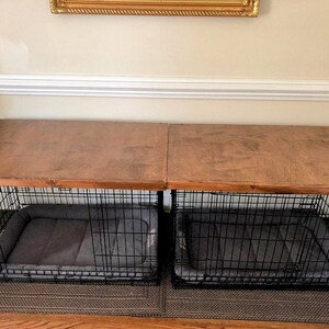 Crate Cover, Dog Kennel Wood Table Top, Dog Kennel Cover, Dog Crate Furniture, Dog Crate Topper, Dog Crate Table, Dog Crate Cover