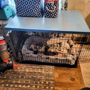 Dog Crate Topper Dog Crate Furniture, Dog Crate Cover, Dog bed cover, Dog accessories, Pet Bed Cover, Dog Kennel Furniture, Pet Furniture,