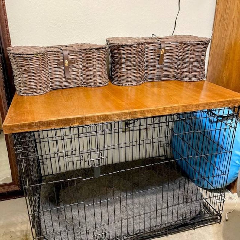 Safety Lip Handmade Dog Crate Cover Dog Crate Furniture Dog Etsy