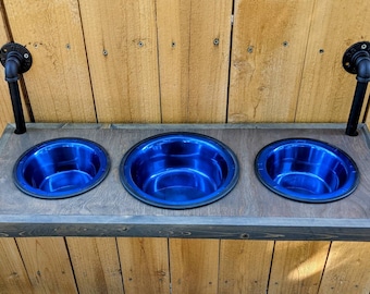 Elevated Dog Feeder Raised Dog Feeder Dog Bowl Stand Dog Bowl Dog Feeding Station Dog Food Stand Feeding Station