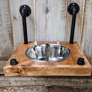 Dog Bowl Stand ,Raised Feeder, Single Bowl Dog Feeder, Pet feeder, Elevated Dog Bowl Stand