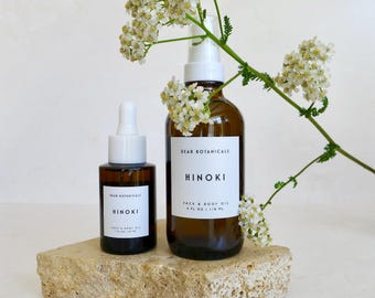 Aceite corporal de ciprés hinoki: hidratante japonés de cítricos y bergamota.