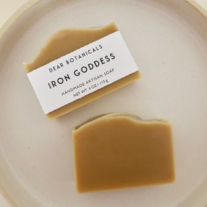 Iron Goddess Oolong Tea Soap: Lavender Bergamot, Vegan Clay Soap