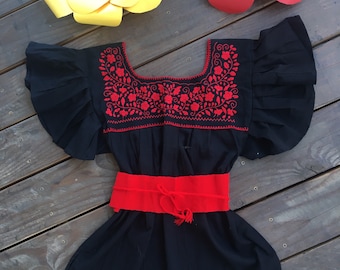 メキシカン手刺繍ブラウス、Blusa Bordada