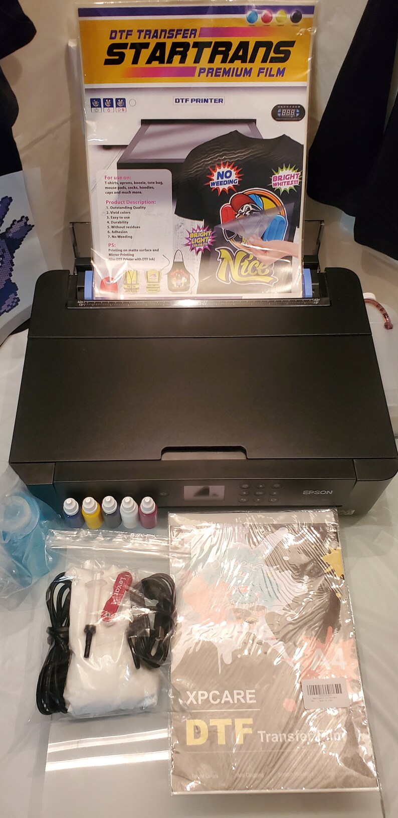 DTF CONVERTED A3 PRINTER Starter Kit Epson XP15000 Printer Bundle Etsy