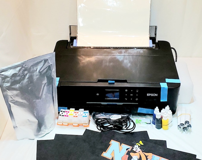Featured listing image: DTF CONVERTED A3 PRINTER Starter Kit Epson XP15000 Printer Bundle