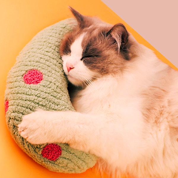 Comfy U-shaped Cat Pillow, Cozy Sleeping Pillow for Your Pet - Machine Washable - Gift for Pet Owners - Various Colors