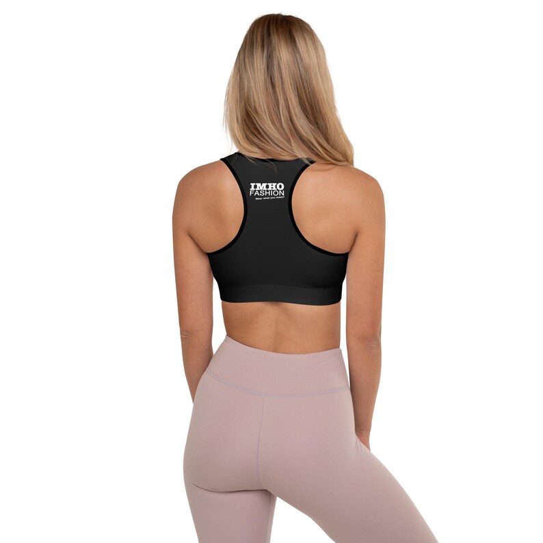 Queer Pride Padded Sports Bra- FREE Shipping in US, Love Wins Tee, Straight Not Narrow, Gay Friendly, LGBT Pride, Love Is Love image 3