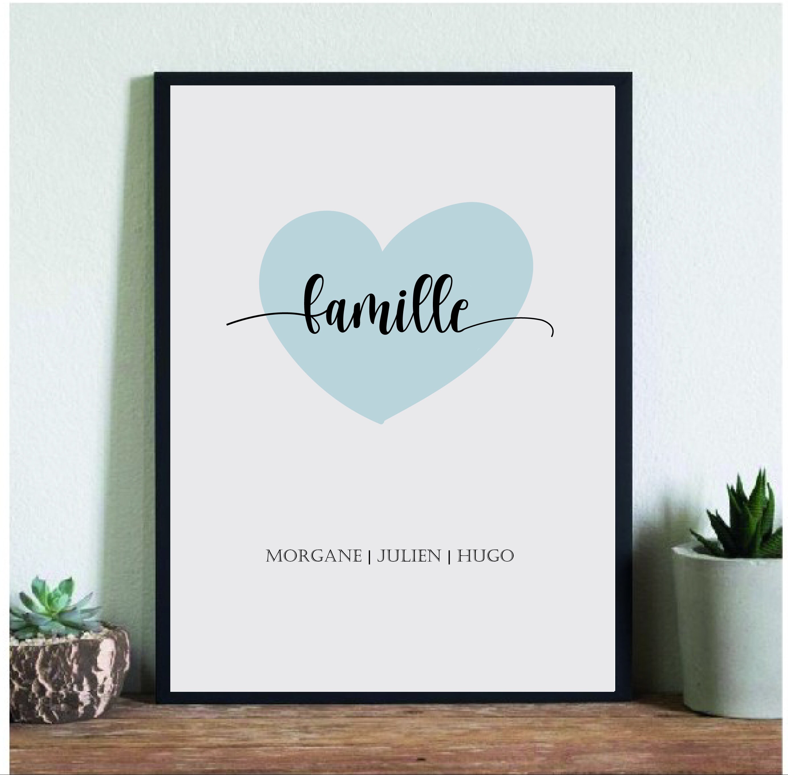 Affiche Famille Personnalisable