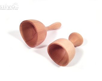 Wooden cup set, Maderoterapia cup, Wood therapy tools, Anti cellulite