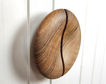 Wooden handles door pulls, Wardrobe Door Oak, Wooden Cabinet Handles Knobs, Walnut wood drawer pull handle