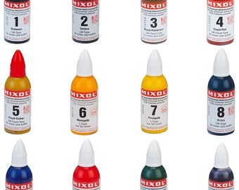 Tinte universal Mixol, pigmento para resina epoxi, frasco de 20 ml