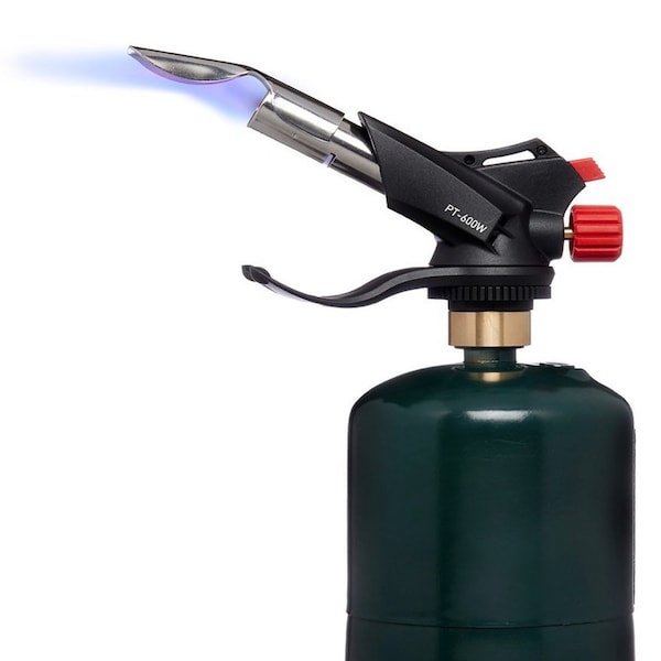 Tête de torche au propane de l'artiste avec fixation de flamme grand angle, élimine les bulles de résine époxy.