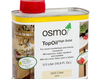OSMO Food-Safe TopOil High Solid Wood and Resin Finish
