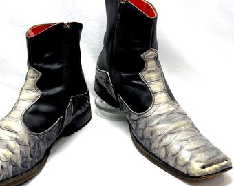 Mark Nason Boots sz 8.5 Cosplay Boots UNISEX BOOTS Italian Leather Renaissance Boots mens Leather Boots Unisex mens sz 8.5 womens sz 10