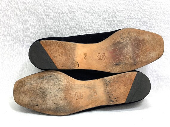 Black Velvet Shoes sz 8.5 Velvet Shoes Victorian … - image 7