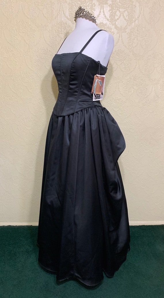 new Corset Dress black wedding dress BLACK GOTHIC… - image 2