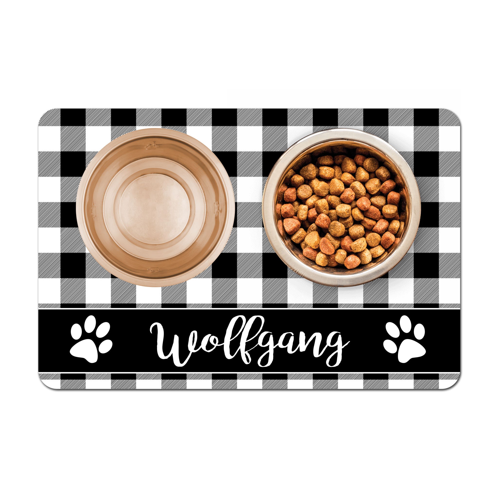 Personalized Pet Food Placemat Pet Food Mat Pet Bowl Mat Etsy