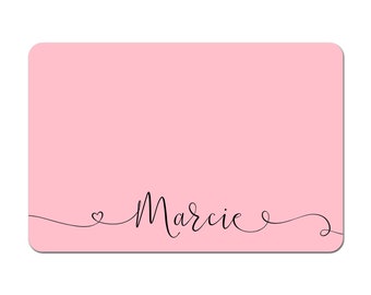 Personalized Pet Bowl Mat, Dog Lover Gift, Pet Bowl Placemat, Pet Food Mat, Dog Placemat - Custom Name