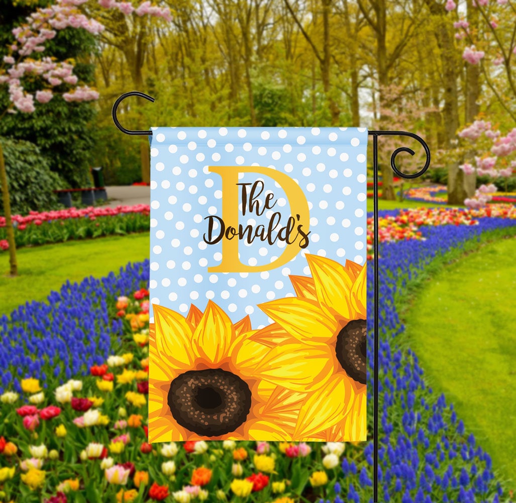 Sommer-Gartenflagge Sonnenblumen, 30,5 X 45,7 Cm, Doppelseitig Bedruckt, 100% Polyester, Wetterbeständig