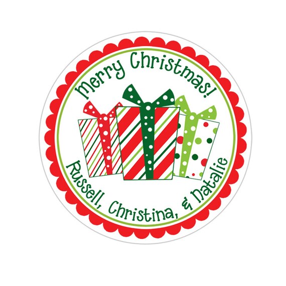 Personalized Christmas Gifts Stickers Christmas Gift | Etsy