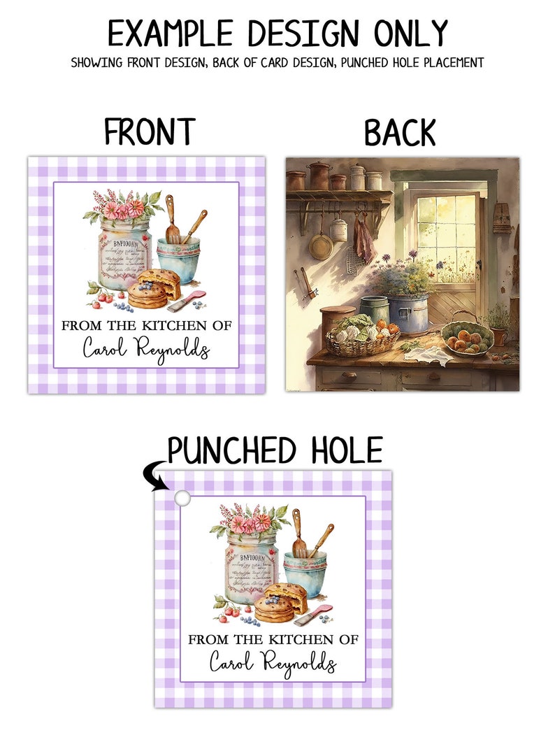 Kitchen Tags Personalized Kitchen Tags, From the Kitchen of Tags, Baking Tags ...
