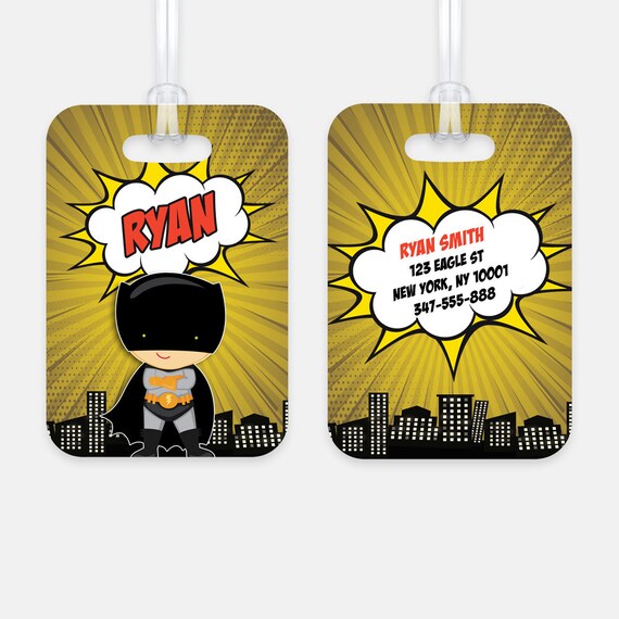 kids luggage tags