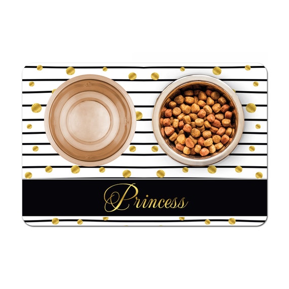 Personalzed Pet Bowl Mat, Pet Bowl Mats, Pet Food Mat, Pet Mat, Pet