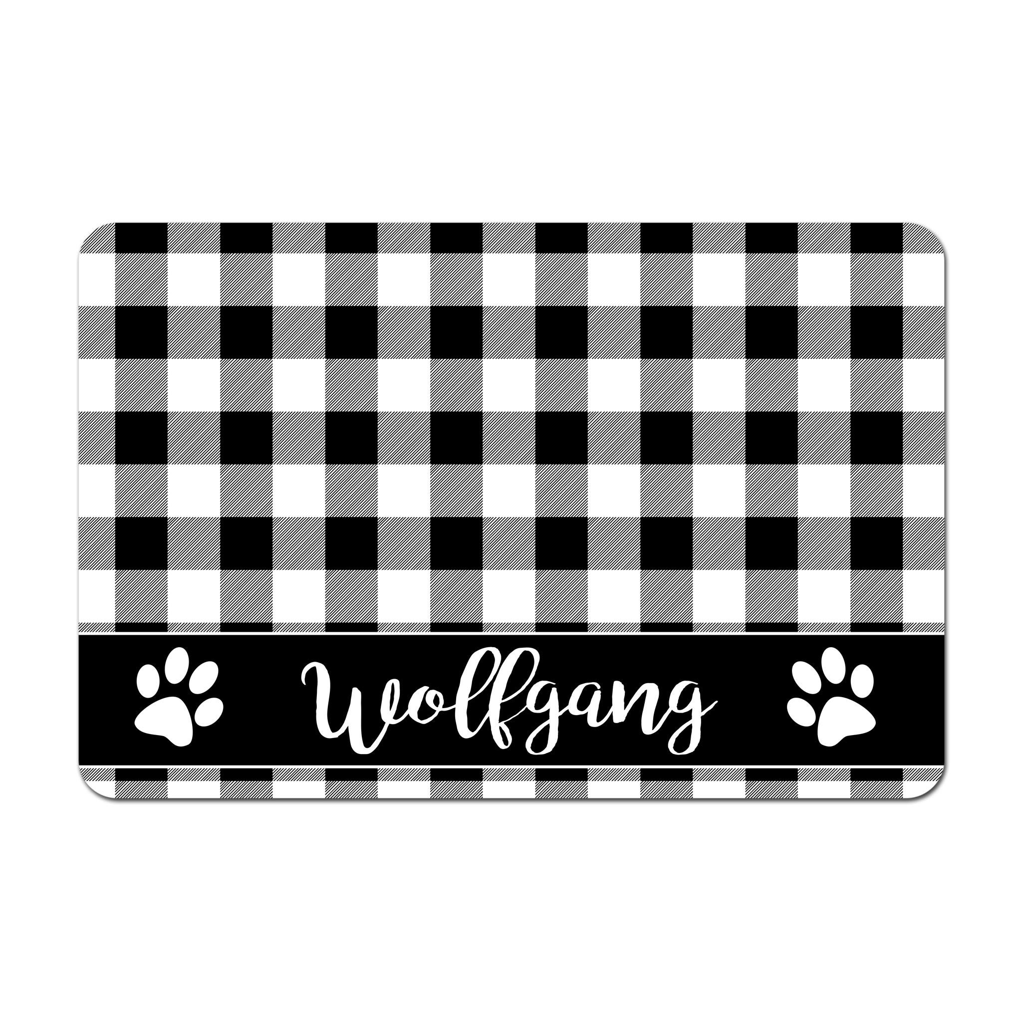Personalized Pet Food Placemat Pet Food Mat Pet Bowl Mat Etsy