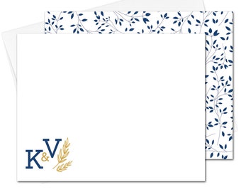 Wedding Personalized Stationery, Couples Personalized Stationary Set, Wedding Thank You, Personalized Notecards, Thank You Note Cards