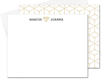 Wedding Personalized Stationery, Couples Personalized Stationary Set, Wedding Thank You, Personalized Notecards, Thank You Note Cards