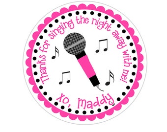 Karaoke Labels Etsy