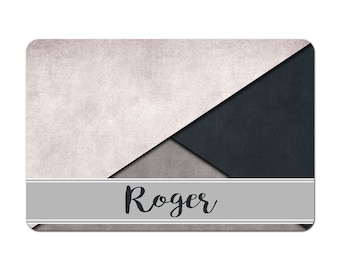 Personalized Pet Food Placemat, Pet Food Mat, Pet Bowl Mat, Dog Placemat, Cat Placemat - Abstract