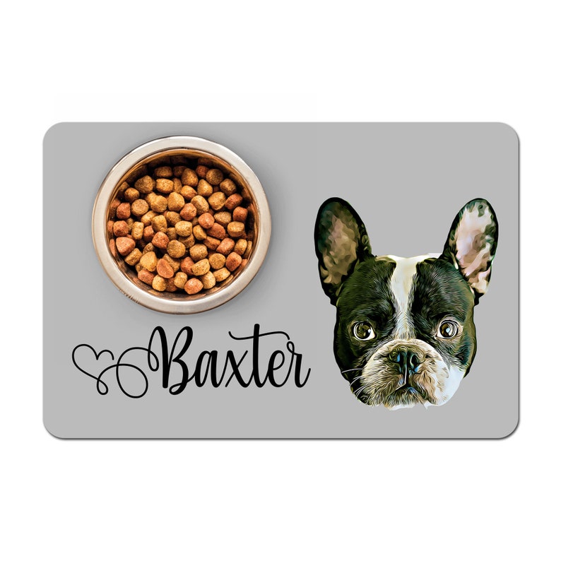 Custom Pet Bowl Mat Personalized Pet Bowl Mat Pet Bowl Etsy